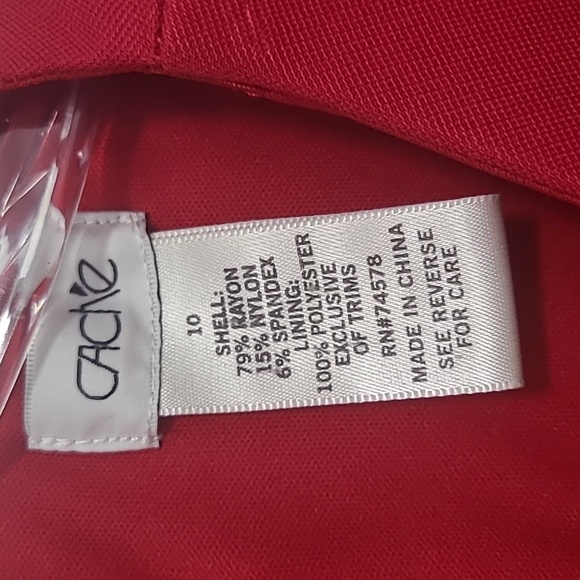 Red Cache Dress - Picture 3 of 4